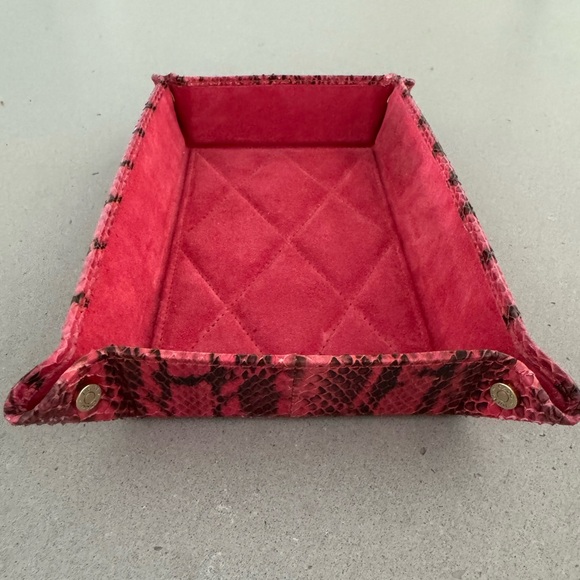 Jimmy Choo pink snakeskin catch all - RARE! - Picture 6 of 14